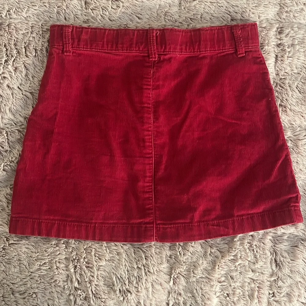 Carter's Red Corduroy Skirt for Kids  7/7A adjustable‎ waistband,  2 pockets Y2K